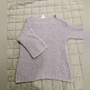 LOFT Women's Lavender Knit Sweater